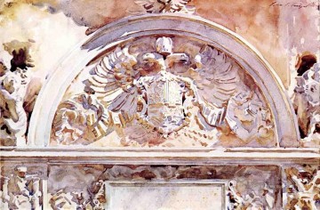  singer pintura - Escudo de Carlos V John Singer Sargent